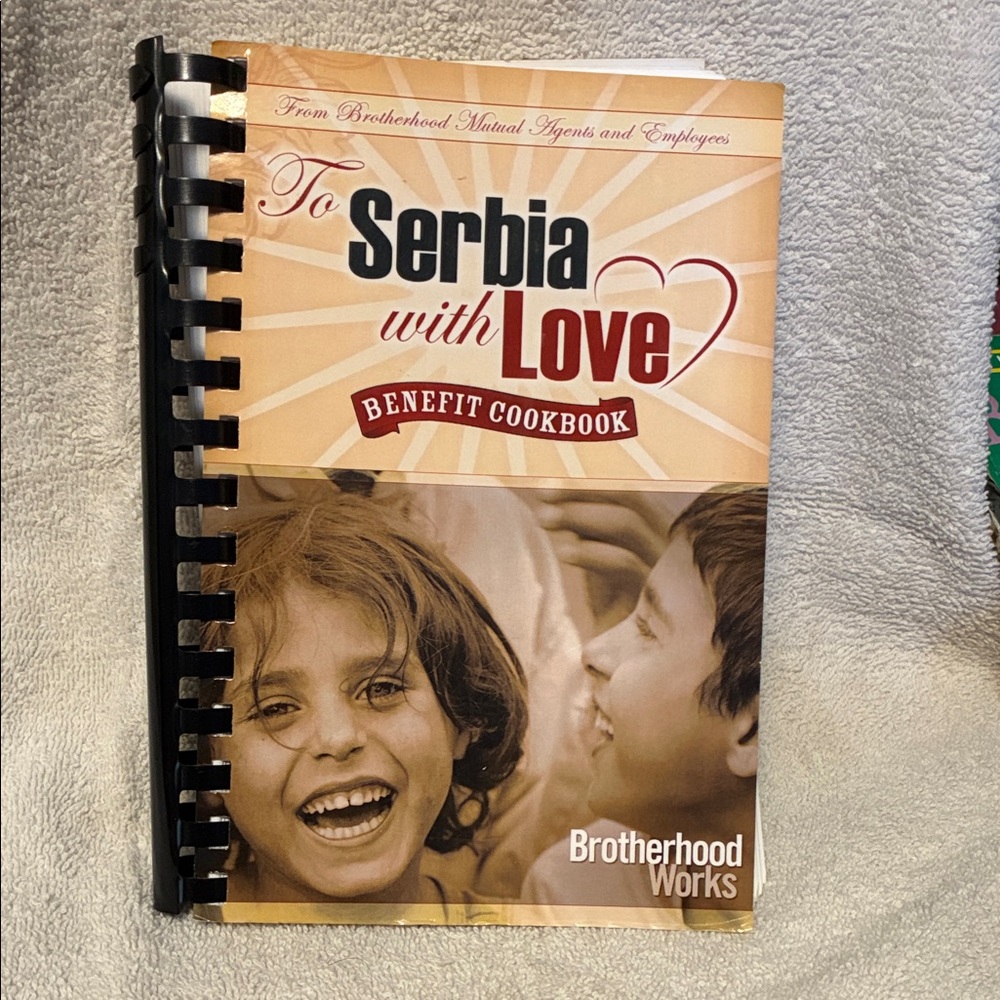 Vintage To Serbia With Love Benefit Cookbook Brotherhood Works 2007